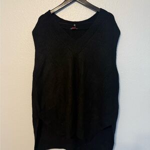 Vince Camuto Black Knit Sweater Vest